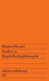 Produktbild: Studien zu Hegels Rechtsphilosophie