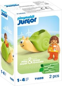 Produktbild: PLAYMOBIL 71699 Junior: Schaukelschnecke mit Rasselfunktion