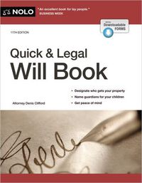 Produktbild: Quick & Legal Will Book