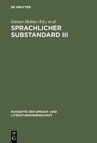 Produktbild: Sprachlicher Substandard III