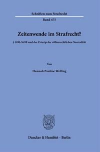 Produktbild: Zeitenwende im Strafrecht?