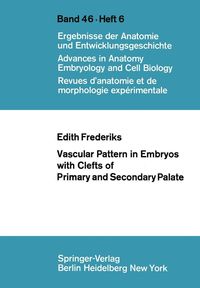Produktbild: Vascular Pattern in Embryos with Clefts of Primary and Secondary Palate