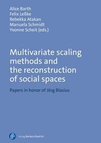 Produktbild: Multivariate scaling methods and the reconstruction of social spaces