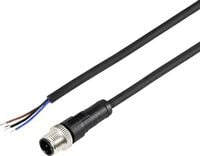 Produktbild: TRU COMPONENTS TC-12833024 Sensor-/Aktor-Anschlussleitung M12 Stecker, gerade 5 m Polzahl Sensoren: 4 1 St.