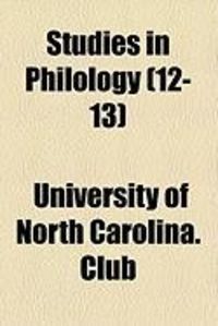 Produktbild: Studies in Philology (12-13)