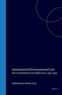 Produktbild: International Environmental Law 1992-1999