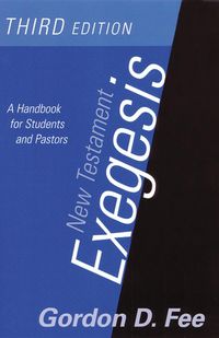 Produktbild: New Testament Exegesis, Third Edition