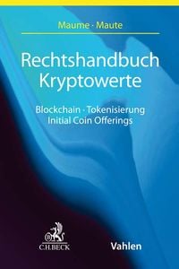 Produktbild: Rechtshandbuch Kryptowerte