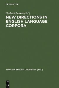 Produktbild: New Directions in English Language Corpora
