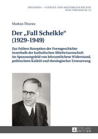 Produktbild: Der &laquo;Fall Schelkle&raquo; (1929&ndash;1949)