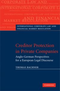 Produktbild: Creditor Protection in Private Companies