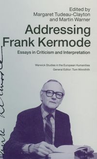 Produktbild: Addressing Frank Kermode