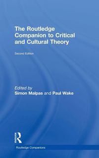 Produktbild: The Routledge Companion to Critical and Cultural Theory