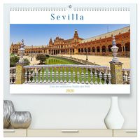 Produktbild: Sevilla, eine der sch&ouml;nsten St&auml;dte der Welt (hochwertiger Premium Wandkalender 2026 DIN A2 quer), Kunstdruck in Hochglanz
