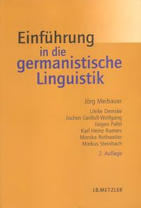 Produktbild: Meibauer: Einf. in die germanist. Linguistik