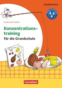 Produktbild: Konzentrationstraining f&uuml;r die Grundschule - Klasse 1-4