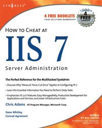 Produktbild: How to Cheat at IIS 7 Server Administration