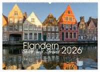 Produktbild: Flandern - Stadt und Strand (Wandkalender 2026 DIN A2 quer), CALVENDO Monatskalender