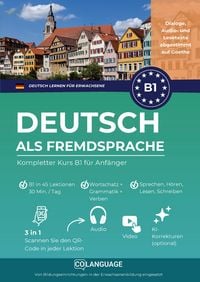 Produktbild: Deutsch als Fremdsprache lernen. Kompletter Kurs B1 f&uuml;r Anf&auml;nger