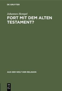 Produktbild: Fort mit dem Alten Testament?
