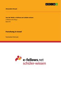 Produktbild: Forschung in Israel