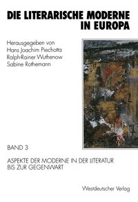 Produktbild: Die literarische Moderne in Europa