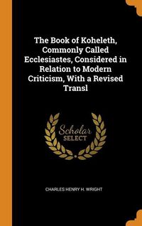 Produktbild: Bk Of Koheleth Commonly Called