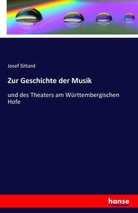 Produktbild: Zur Geschichte der Musik