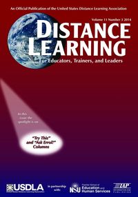 Produktbild: Distance Learning - Journal Issue