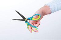 Pelikan Schere griffix Schule, Neon Fresh Blue, Rechtshänder, Spitz 15cm
