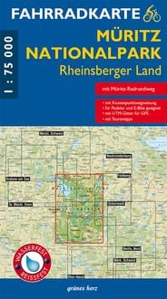 Produktbild: Fahrradkarte M&uuml;ritz-Nationalpark, Rheinsberger Land