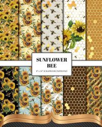 Produktbild: Sunflower Bee Scrapbook Paper