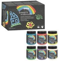 Produktbild: KREUL Streety Stra&szlig;enmalfarbe 6er Set 200 ml