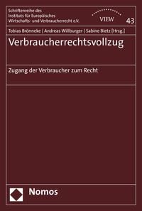 Produktbild: Verbraucherrechtsvollzug