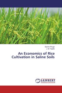 Produktbild: An Economics of Rice Cultivation in Saline Soils
