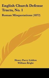 Produktbild: English Church Defense Tracts, No. 1