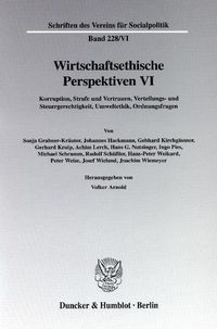 Produktbild: Wirtschaftsethische Perspektiven VI.