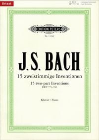 Bild vom Artikel 15 zweistimmige Inventionen vom Autor Johann Sebastian Bach
