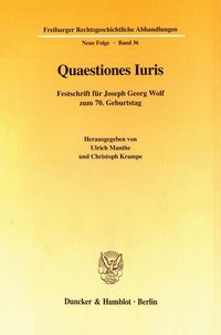 Produktbild: Quaestiones Iuris.