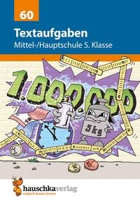 Produktbild: Textaufgaben Mittel-/Hauptschule 5. Klasse, A5-Heft