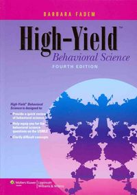 Produktbild: High-Yield Behavioral Science