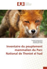 Produktbild: Inventaire du peuplement mammalien du Parc National de Theniet el had