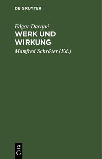 Produktbild: Werk und Wirkung