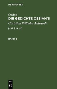 Produktbild: Die Gedichte Oisian's. Band 3