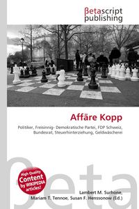 Produktbild: Aff&auml;re Kopp
