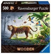 Produktbild: WOODEN Puzzle - Tiger im Dschungel - Holzpuzzle f&uuml;r Erwachsene mit 500 Teilen