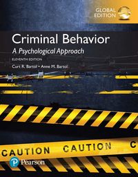 Produktbild: Criminal Behavior: A Psychological Approach, Global Edition
