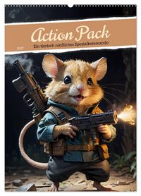 Produktbild: Action Pack - Ein tierisch niedliches Spezialkommando (Wandkalender 2027 DIN A2 hoch), CALVENDO Monatskalender