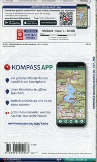 KOMPASS Wanderkarte 777 Filstal, Remstal, Kaiserberge, Schwäbische Alb 1:50.000