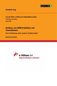 Produktbild: Einfluss von HRM-Praktiken auf Commitment